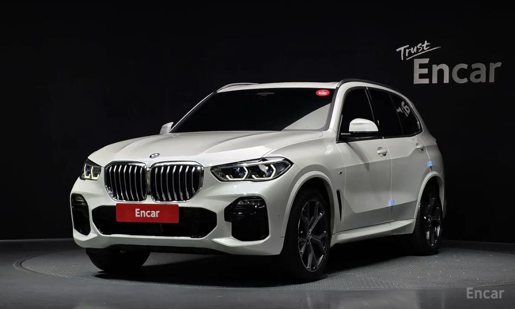 BMW X5 White exterior - Clear vehicle inspection